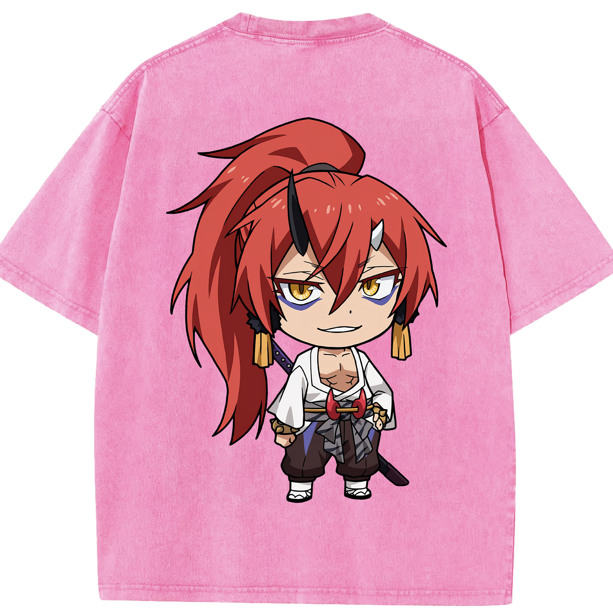 （画像用） 転スラ Regarding Reincarnated to Slime 綿100% ヴィンテージ風 半袖Tシャツ（背面プリント）